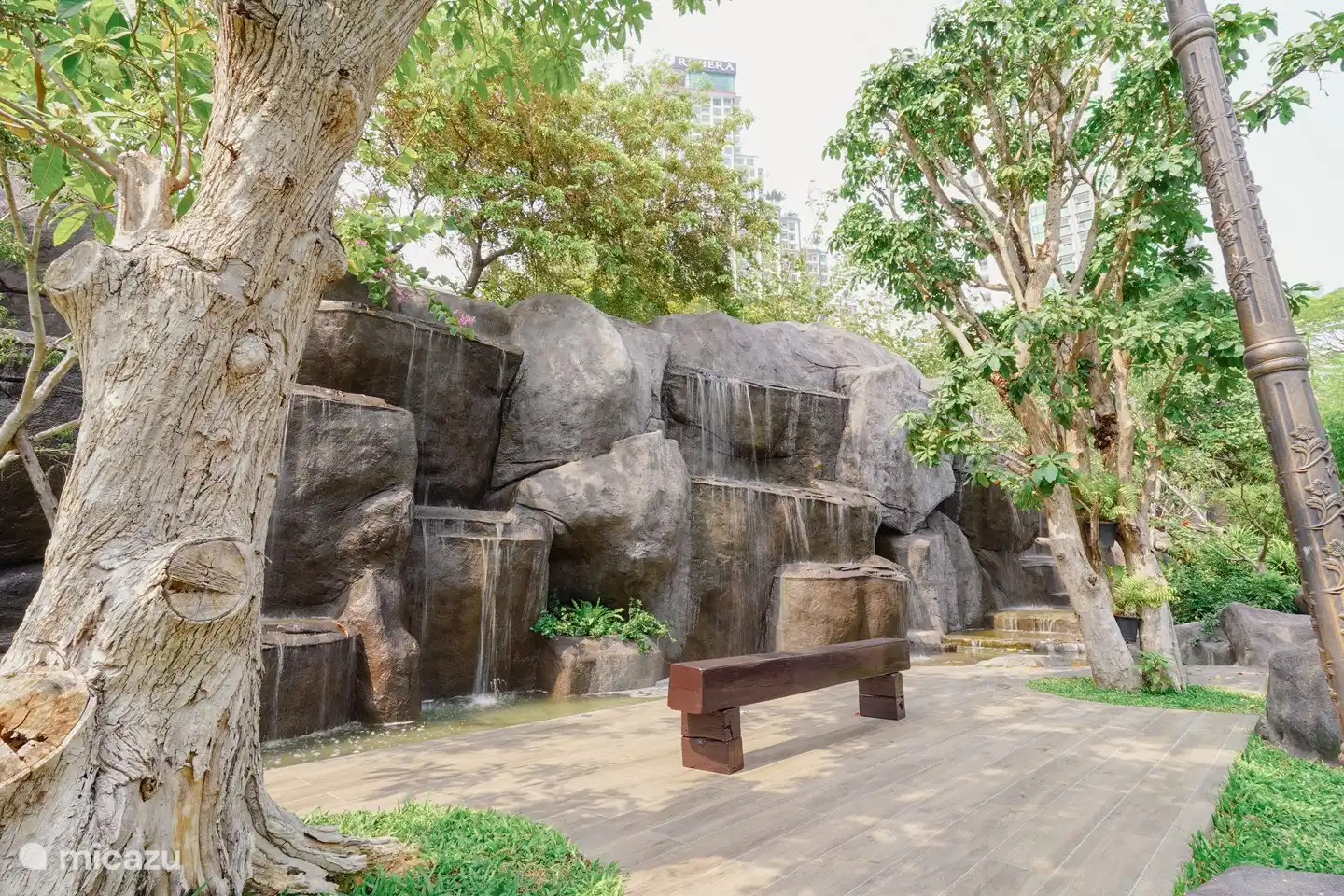 Apartamento con piscina privada Jomtien Beach Pattaya jardín