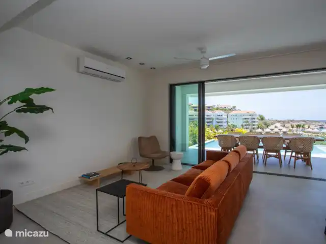 Station balnéaire de Blue Bay | Villa Bocazul 2 | Curaçao, Curaçao-Centre, Blue Bay - villa Coin TV dans le salon
