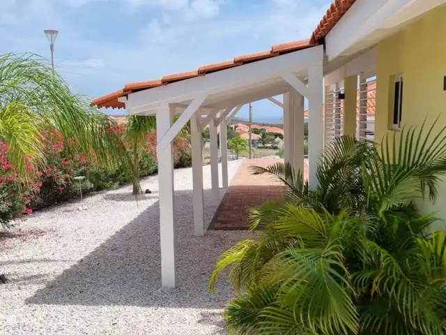 Villa Awa Blou vue mer/au vent | Curaçao, Banda Abou (ouest), Fontein - villa Côté de la maison.