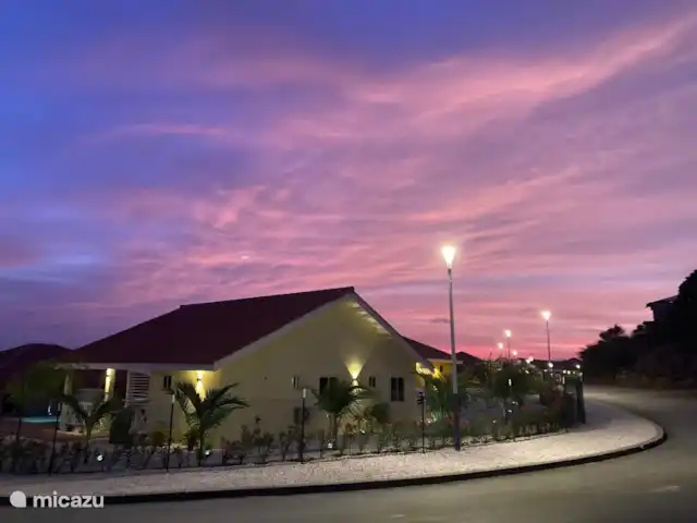 Villa Awa Blou vue mer/au vent | Curaçao, Banda Abou (ouest), Fontein - villa Un ciel super beau au coucher du soleil