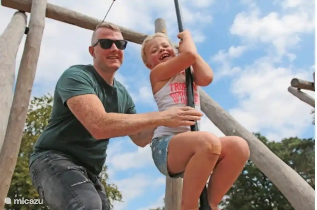 Seilbahnspaß für die Kinder