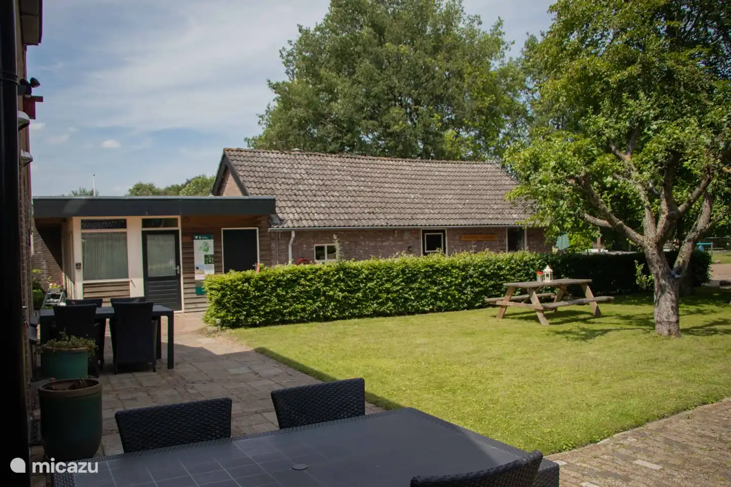 Teil des Gartens auf 3000m2 Land