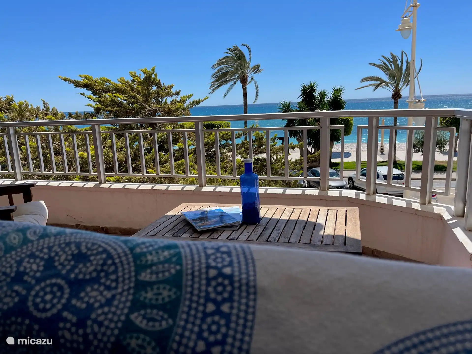 Blick von unserem Balkon - Loungebereich 