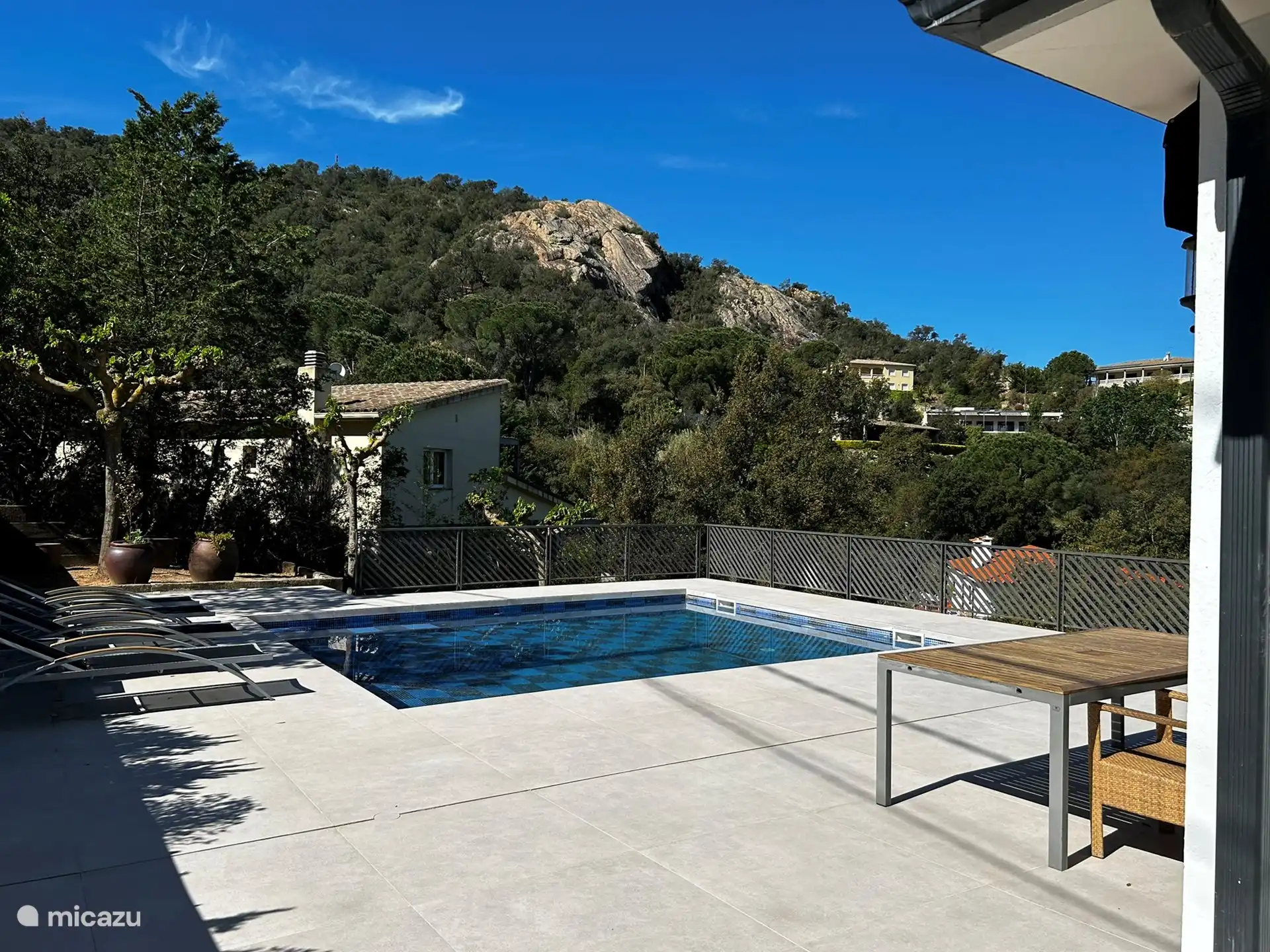 Belle vue depuis la terrasse