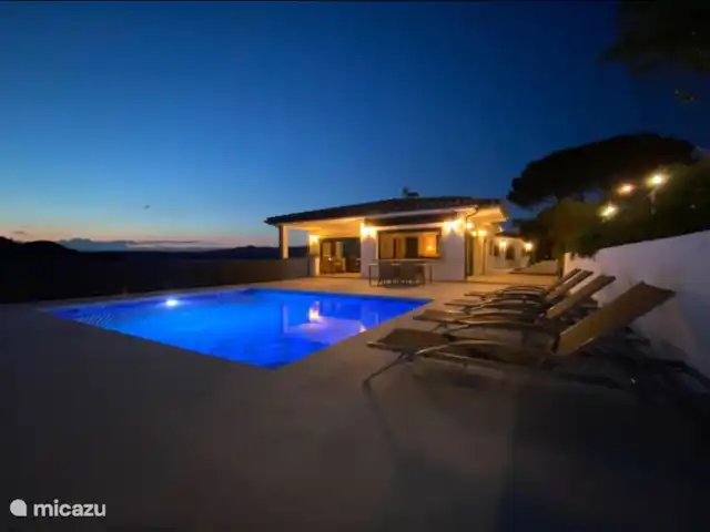 Vila Golf Costa Brava | Espagne, Costa Brava, Santa Cristina d'Aro - villa Piscine de nuit