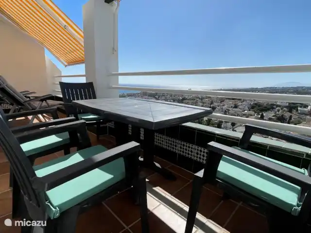 Location de Vacances Espagne, Costa del Sol, Riviera Del Sol, appartement - Appartement vue mer Mira Andalus Terrasse avec vue mer