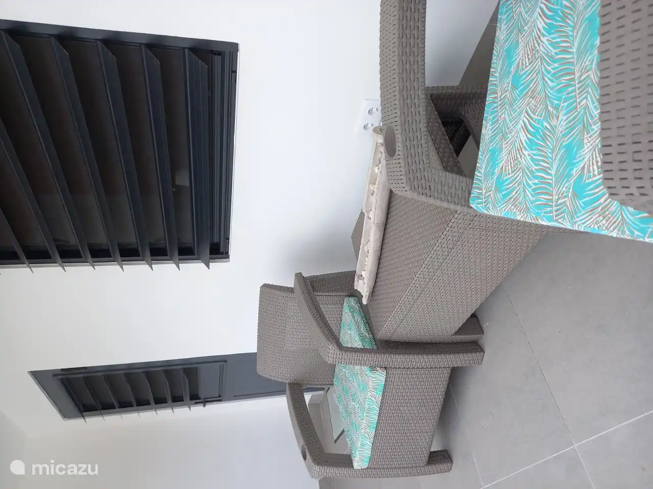 Je eigen balkon op de 1e verdieping.