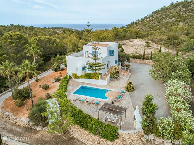 Ferienwohnung Spanien, Ibiza, Sant Joan de Labritja - villa Schönes Haus mit Meerblick