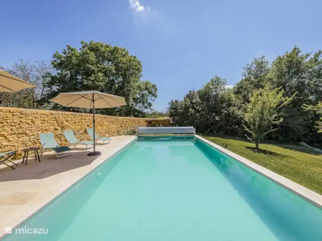 Puymilanne | France, Dordogne, Génis - maison de vacances La piscine