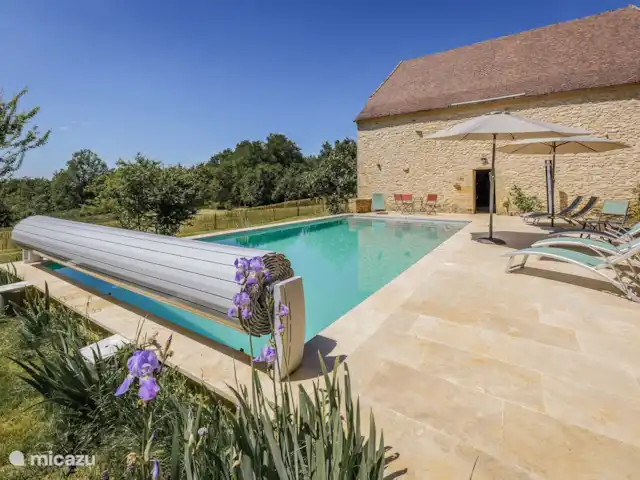 Puymilanne | France, Dordogne, Génis - maison de vacances La piscine