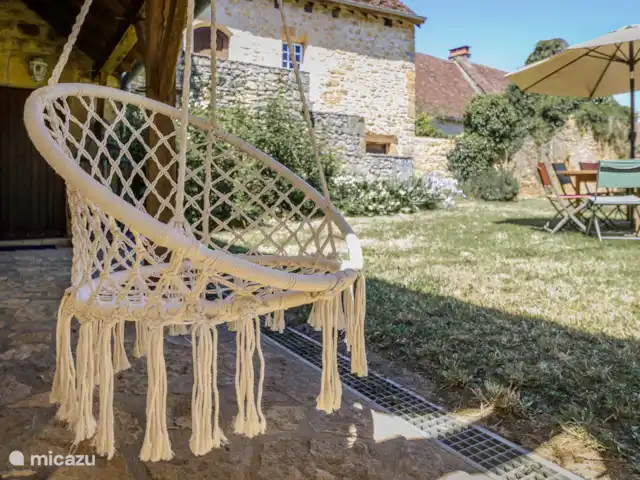 Puymilanne | France, Dordogne, Génis - maison de vacances Chaise hamac