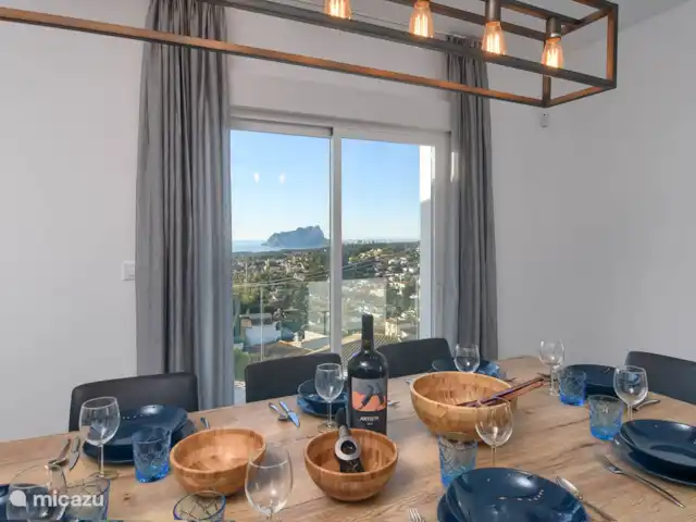 Villa Vista Mar Benissa avec piscine | Espagne, Costa Blanca, Benissa - villa Vous pouvez également dîner à l’intérieur avec vue sur la mer !