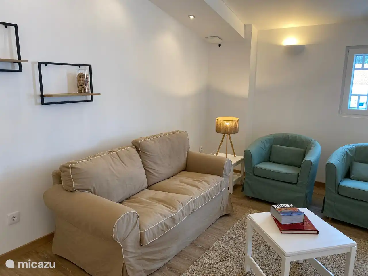 De zithoek bij casa Anna