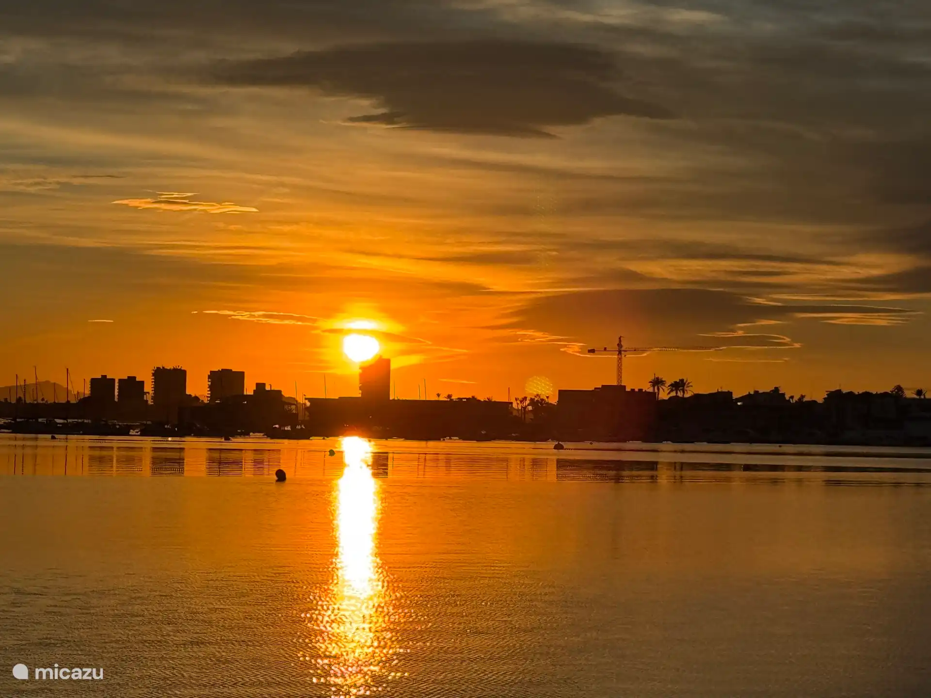 Coucher de soleil depuis la jetée