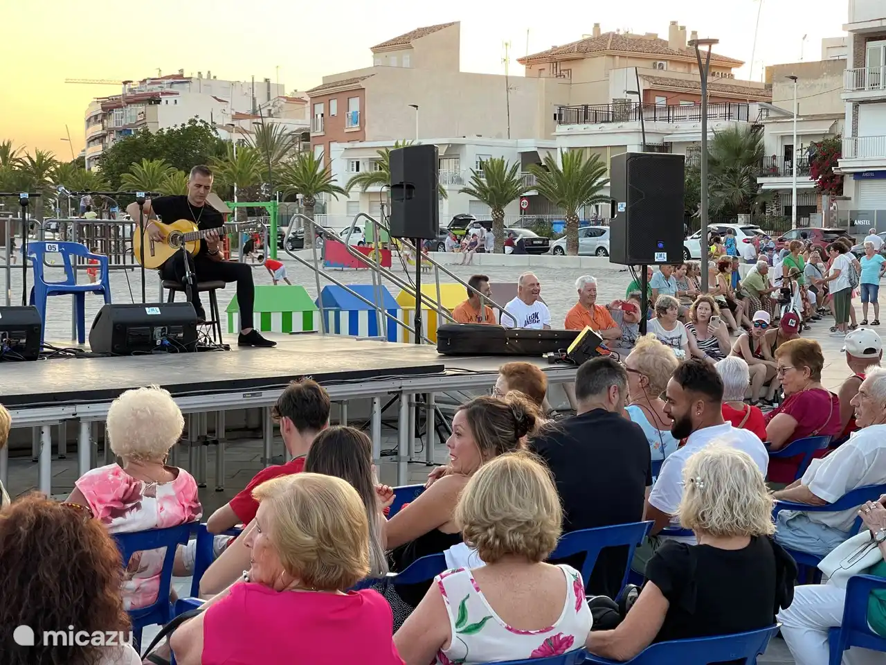 Beaucoup d'animations le long du boulevard