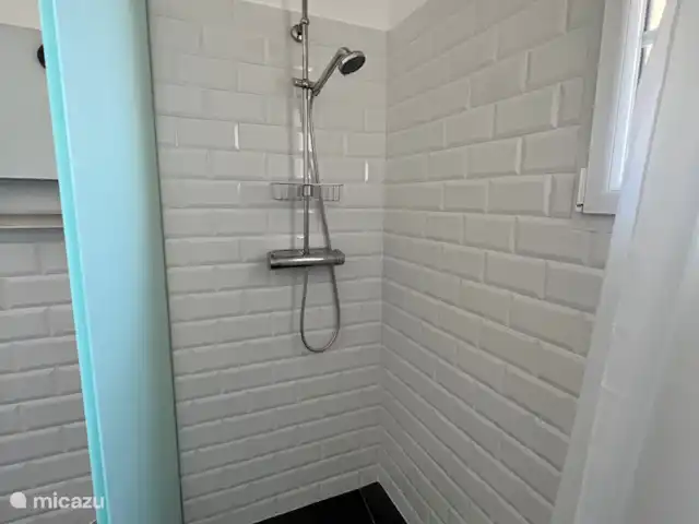 Maison de la Plage 83 huren in Frankrijk, Côte d´Azur, Saint-Aygulf - vakantiehuis Badkamer op de 1e verdieping met toilet, wastafel en douche