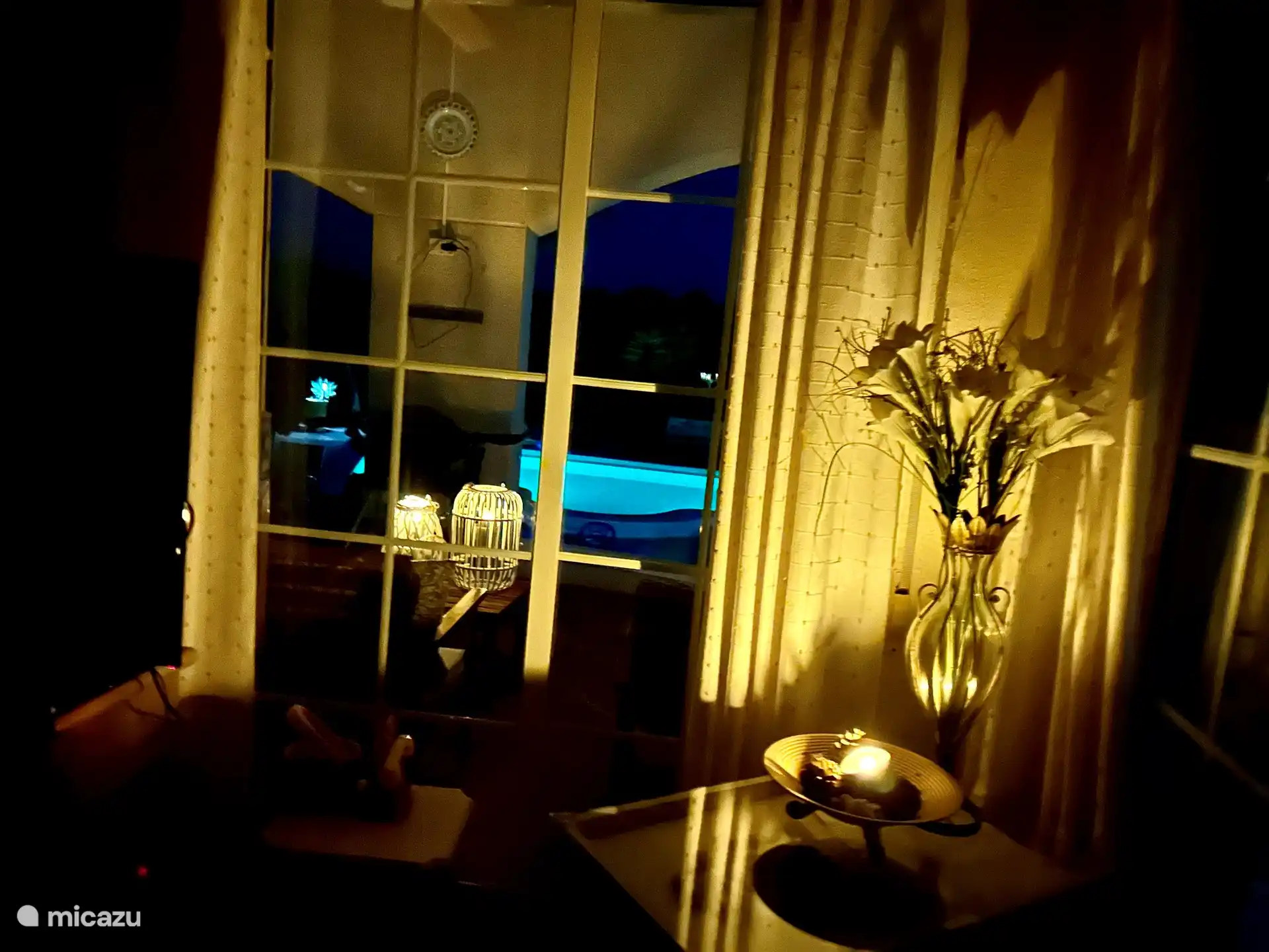 Blick aus dem Wohnzimmer 