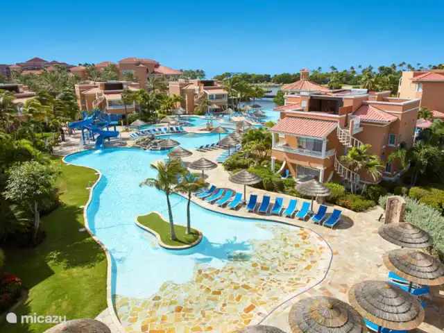 Divi Village Aruba  huren in Aruba, Noord, Palm Beach - appartement Pool met glijbaan