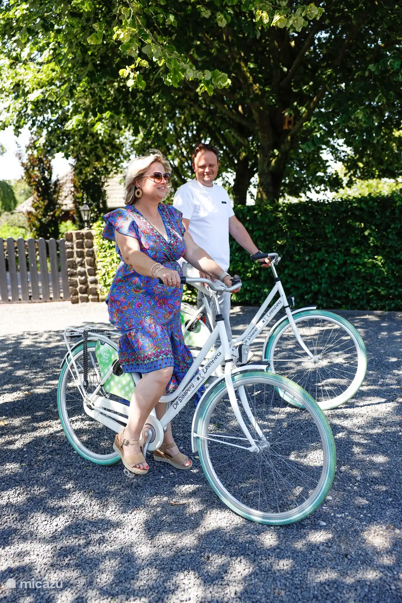Des vélos sont à la disposition des clients du Slaaperij.