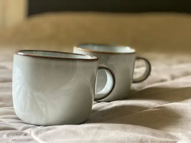 bed & breakfast huren in Nederland, Gelderland, Apeldoorn – Huisje Wenum: 3 - Schotse Hooglander Koffie en thee faciliteiten op de kamer.