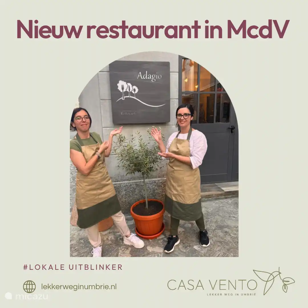 2 sœurs ont récemment ouvert un bon restaurant local. Pour plus d’infos, suivez-moi sur instagram ou FB (casa_vento_lekkerweginumbrie) ou lekkerweginumbrie.nl 