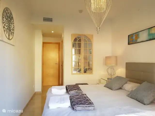 Location de Vacances Espagne, Costa Blanca, Benissa, appartement - La Marquandière Lit King-size de 180cm.