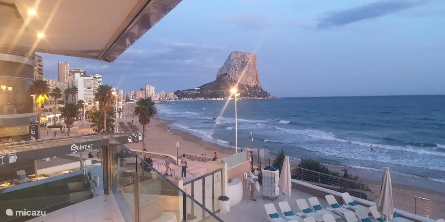 The ifac penon on Calpe beach