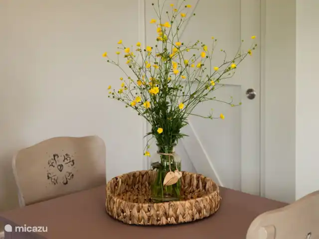 Le rêveur | Pays-Bas, Brabant-Septentrional,  Wilbertoord - maison de vacances Table à manger confortable pour 2 personnes.