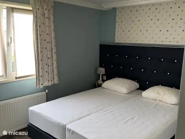Maison de plage bleue | Pays-Bas, Zélande, Breskens - chalet Chambre avec 2 pers. sommier