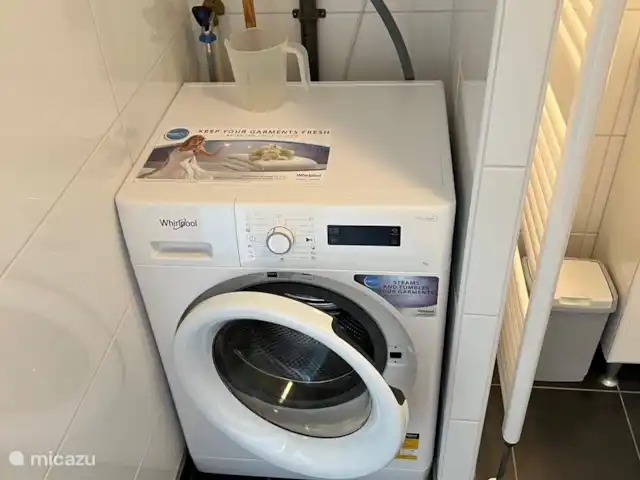 Maison de plage bleue | Pays-Bas, Zélande, Breskens - chalet Machine a laver