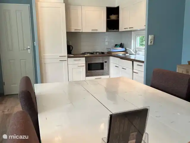 Maison de plage bleue | Pays-Bas, Zélande, Breskens - chalet cuisine