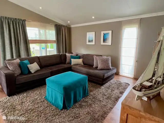 Location de Vacances Pays-Bas, Zélande, Breskens, chalet - Maison de plage blanche Zone assise