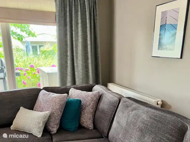 Location de Vacances Pays-Bas, Zélande, Breskens, chalet - Maison de plage blanche Zone assise