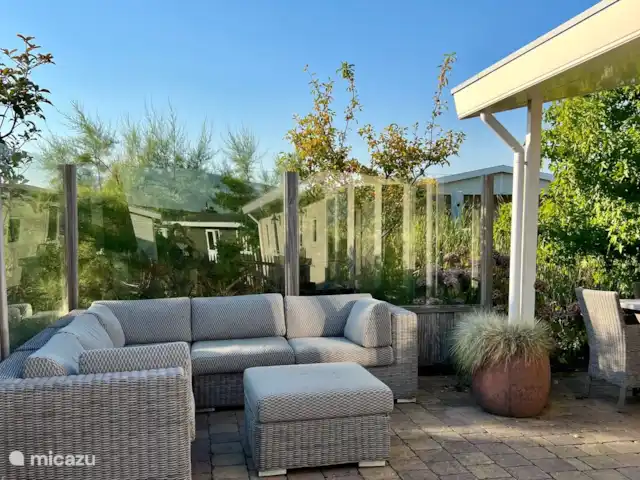 Location de Vacances Pays-Bas, Zélande, Breskens, chalet - Maison de plage blanche Salon