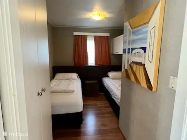 Location de Vacances Pays-Bas, Zélande, Breskens, chalet - Maison de plage blanche Chambre à coucher