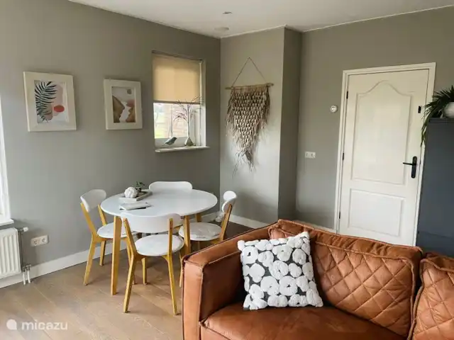Casa Moos | Pays-Bas, Overijssel, Geesteren - maison de vacances Coin repas avec beaucoup de lumière du jour et de belles vues