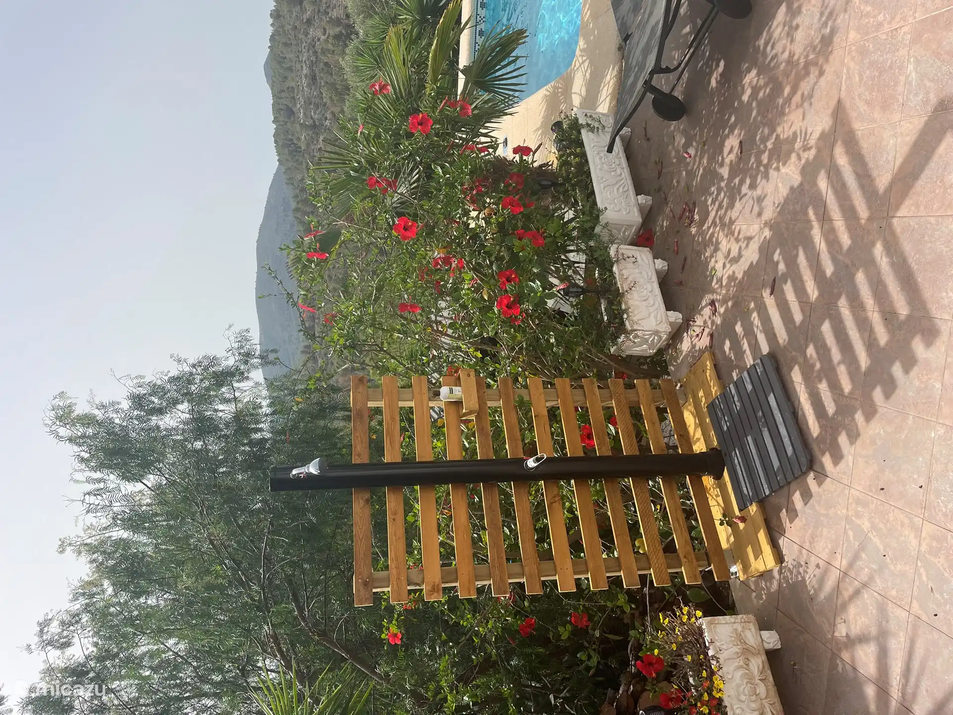 Douche op zonne-energie