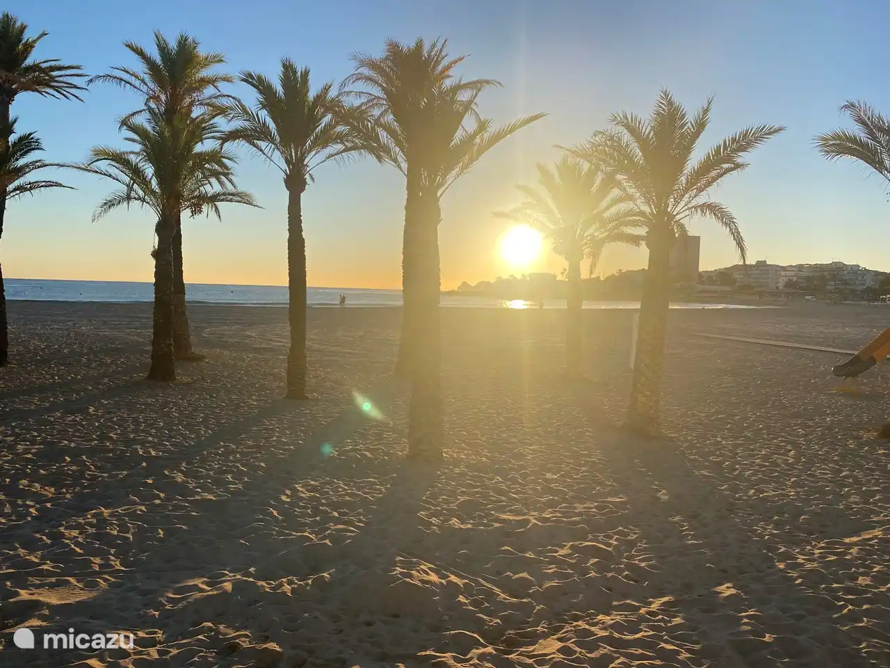 Lokaal gebied Javea bij zonsopgang