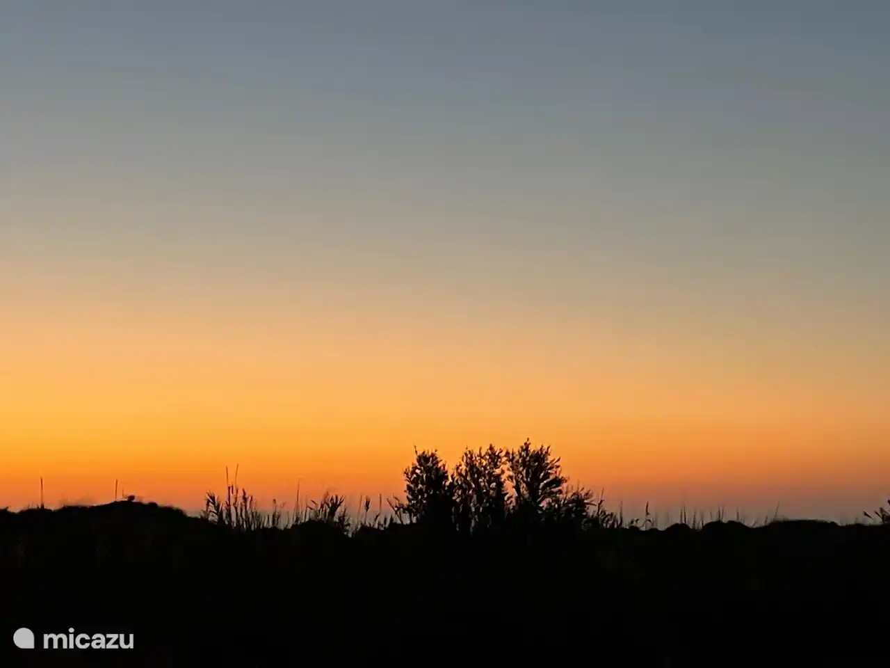 Lokaal gebied Oliva Nova strand bij zonsopgang
