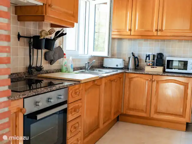 Location de Vacances Espagne, Costa Blanca, Pedreguer, villa - Casa Vista al Mar La cuisine, entièrement équipée.