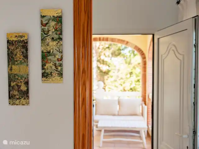 Location de Vacances Espagne, Costa Blanca, Pedreguer, villa - Casa Vista al Mar Vue de la chambre principale sur la Naya