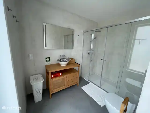 vakantiehuis huren in Portugal, Costa de Prata, Murtosa – Modern schuurhuis op het platteland Badkamer (begane grond)