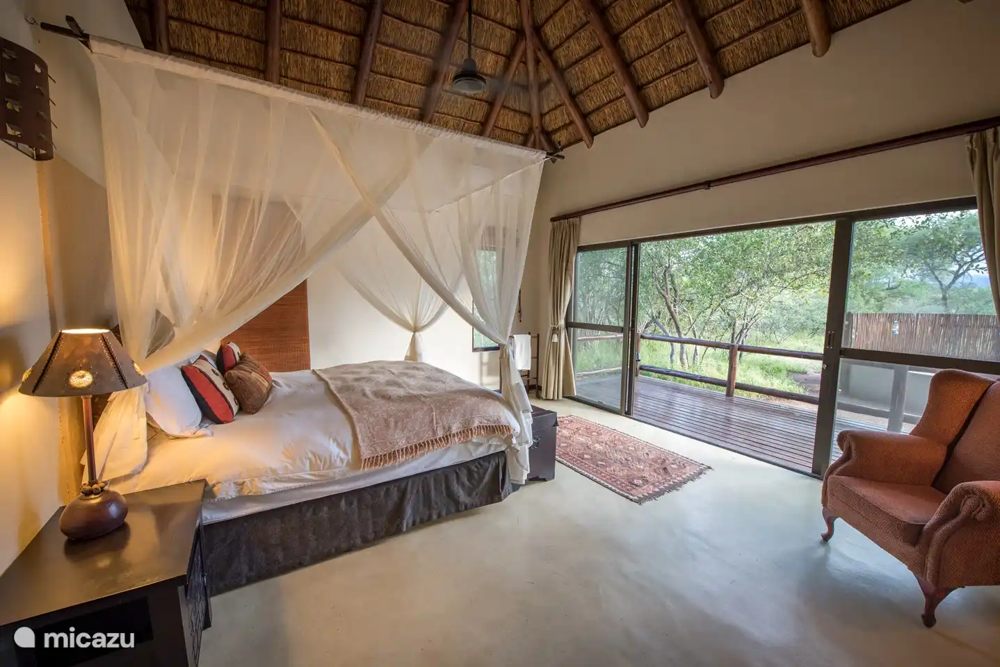 Hauptschlafzimmer mit privater Terrasse