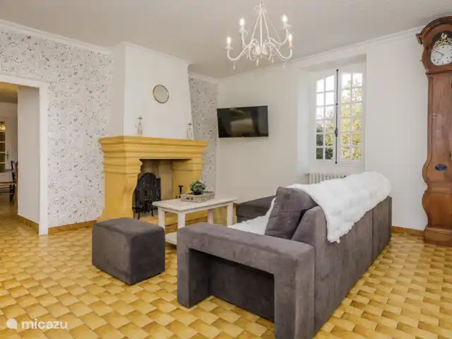 Rigalbenque en Francia, Lot,  Salviac - casa vacacional La sala de estar