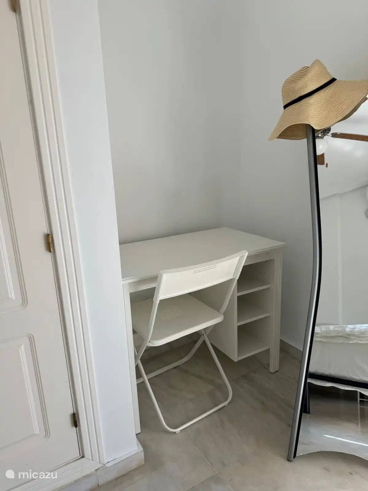 Workplace in bedroom 