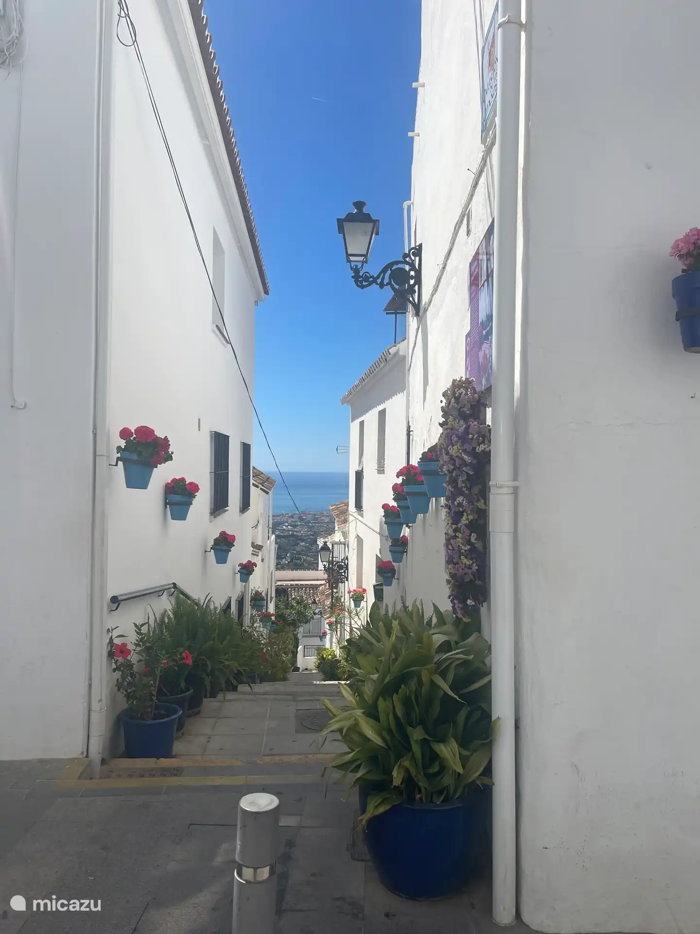 Beautiful mountain village of Mijas with beautiful views 