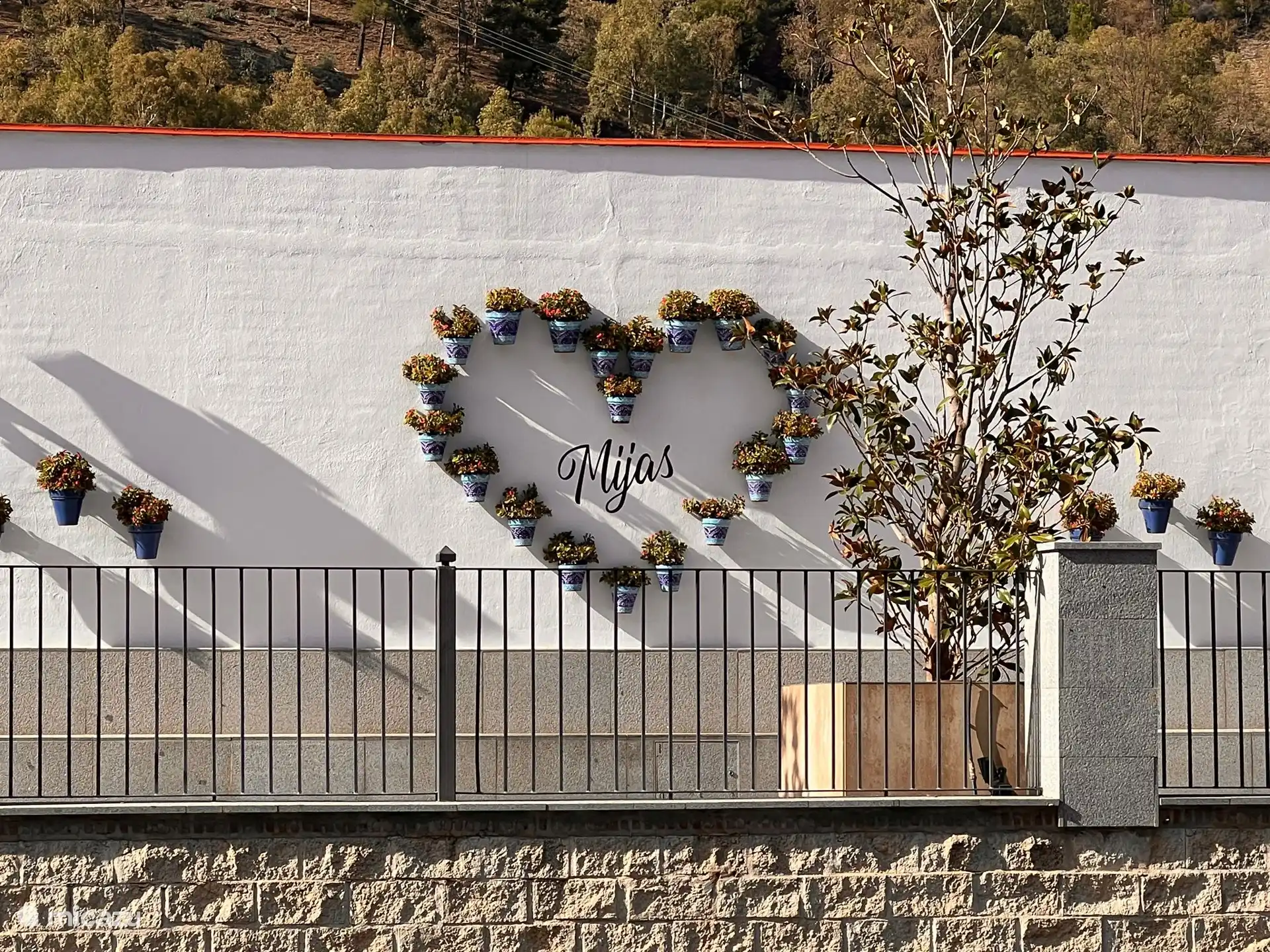 Mijas, the white village in the mountains 30 minutes drive away 