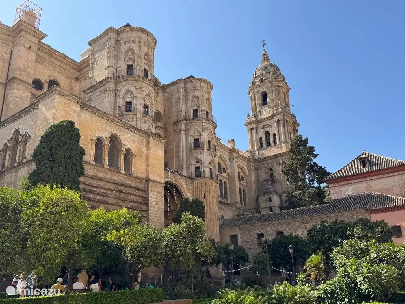 Beautiful cathedral in Malaga 