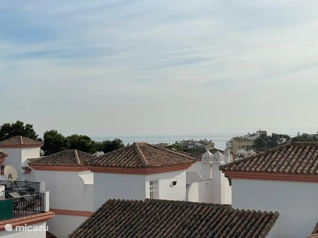 Sea views from the front of the roof terrace 
