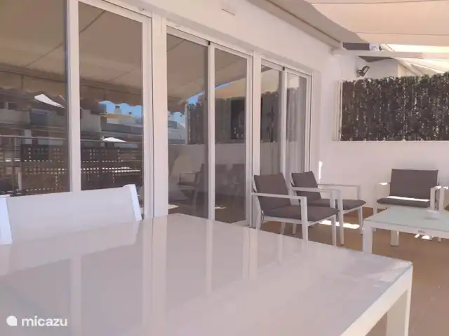 apartamento en España, Costa Blanca, Gran Alacant - Santa Pola – Casa Gran Alacant Terraza con gran toldo.